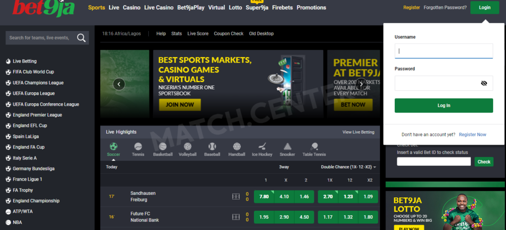 Beginner's Guide to placing bets on Bet9ja