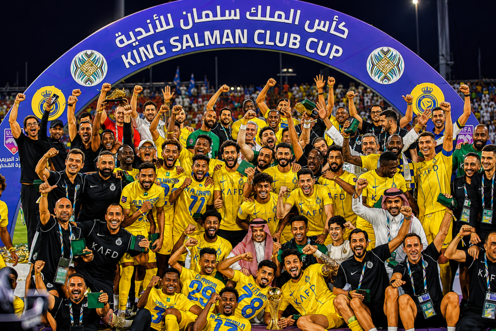 Ronaldo wins Saudi league. 1