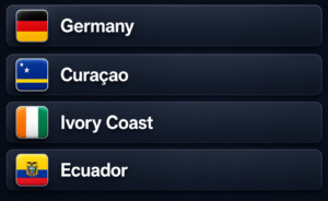 FIFA World Cup 2026: Group E preview