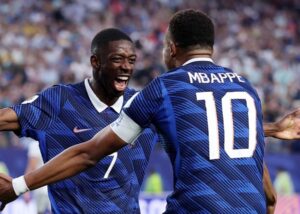 Mbappe was also quick to defend Ousmane Dembele
