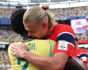 Vinicius Jr Salutes Haaland After Brazil Exit