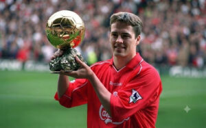 Michael Owen nhận Quả bóng Vàng năm 2001 khi mới 22 tuổi 4 ngày
