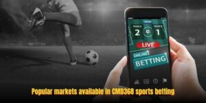Popular markets available in CMD368 sports betting
